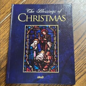Ideals The Blessings of Christmas Coffee Table Book - Blue